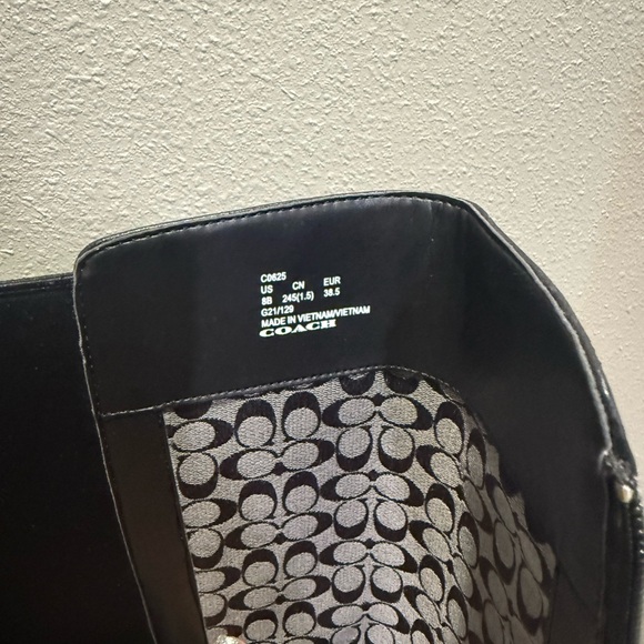 Coach Black Riding Boots - Picture 6 of 8